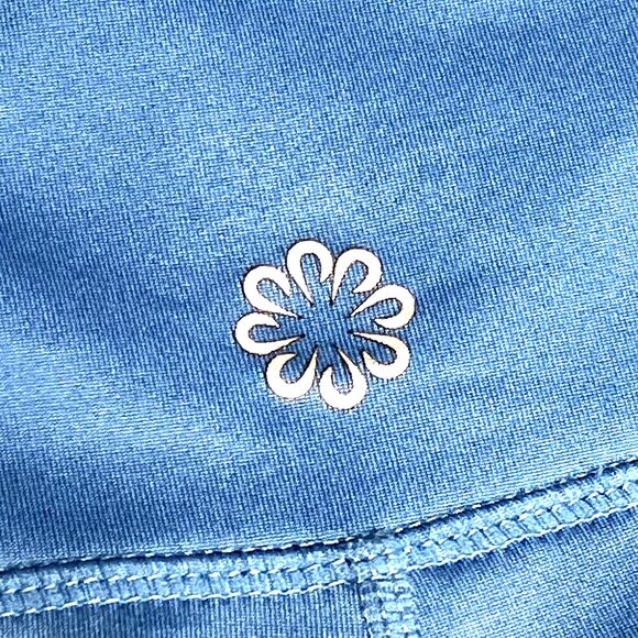 Pro Player Leggings Wide Leg Yoga Pants Wicking Stretch 1X Women Blue Athleisure - Picture 3 of 12